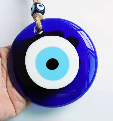 Glass Turkish Evil Eye Pendant