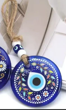 Glass Home Decoration Protection Greek Eye Wall Hang