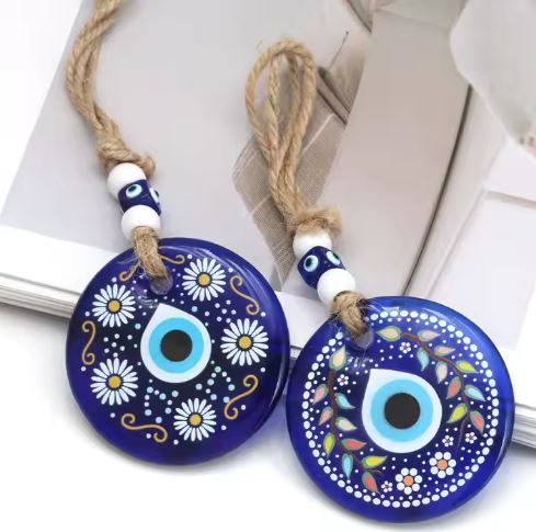 Glass Home Decoration Protection Greek Eye Wall Hang